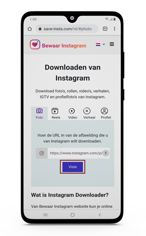 Instagram foto downloaden