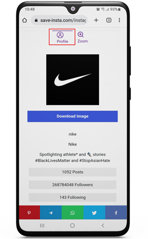 Profielfoto vergroten Instagram