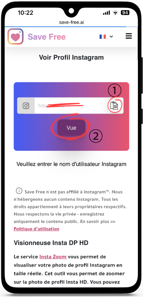 Voir Profil Instagram