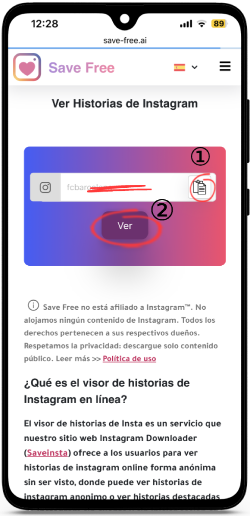 Ver la historia de Instagram sin ser visto
