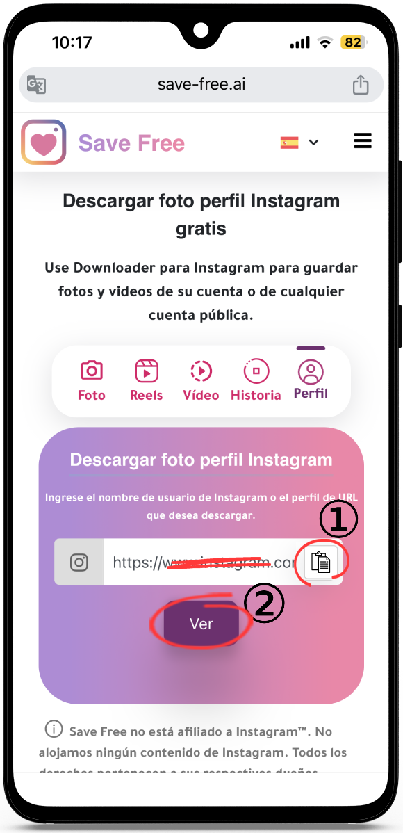 ver foto de perfil de instagram
