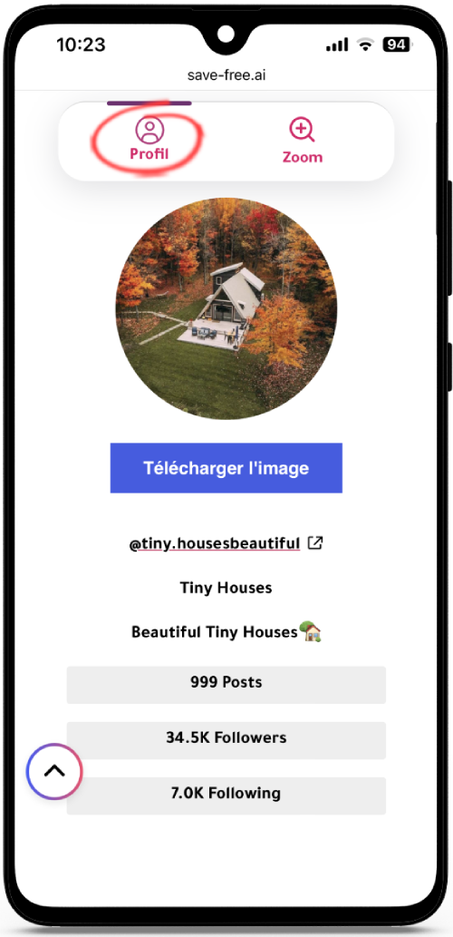 Visionneuse Insta DP HD