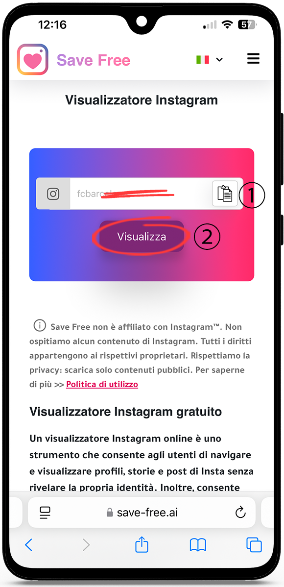Guarda storie Instagram anonimo