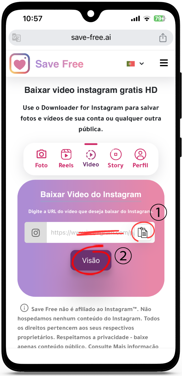 Baixar Video do Instagram