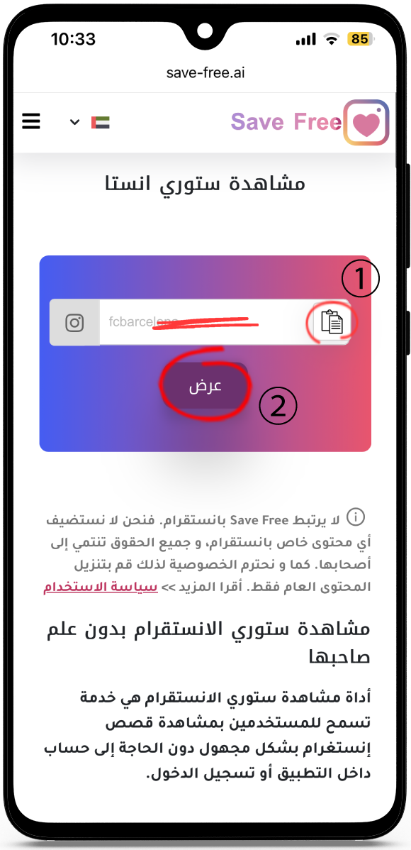 مشاهدة ستوري انستا بدون علم صاحبها