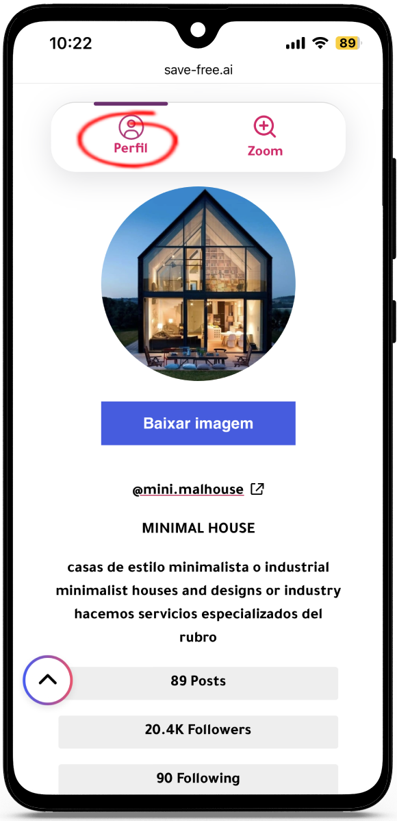 Visualizador do instagram anonimo