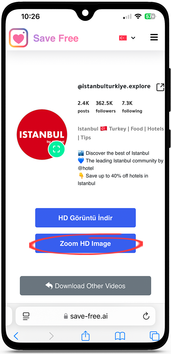 instagram profil resmi indir