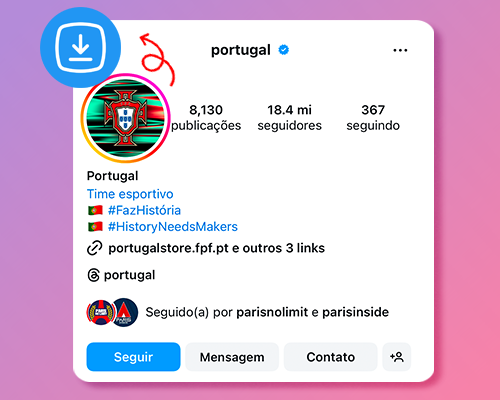 Baixar Foto de Perfil Instagram