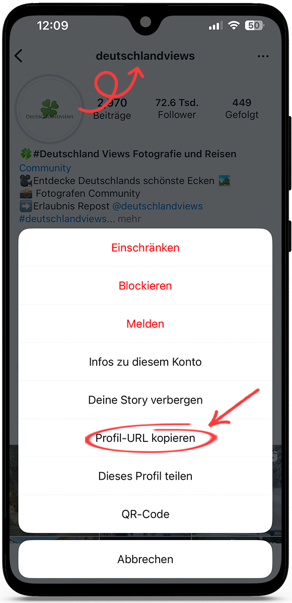 Instagram Profilbild Zoom HD