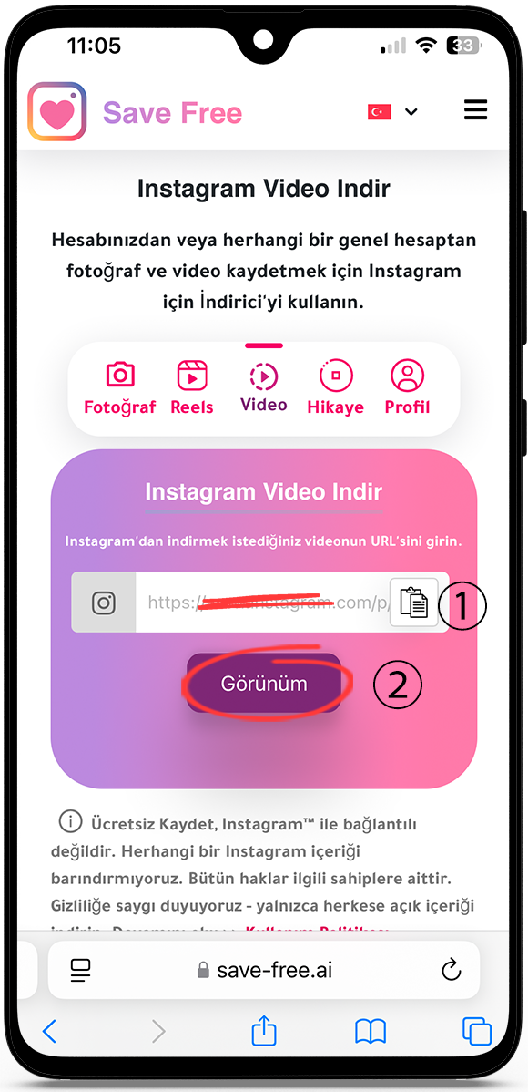 video instagram indir