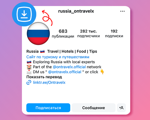 Загрузчик профилей Instagram