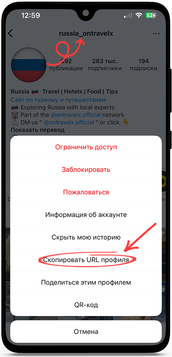 Скачать фото профиля Инстаграм 